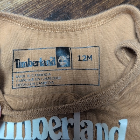 Timberland Baby Bodysuit Set Of 3, Size 6-12 Months - Picture 5 of 7